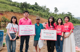 LG tặng TV cho các hộ dân chịu thiệt hại do bão Yagi tại Yên Bái