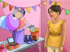 Vì sao cô gái nhìn thấy quà lại buồn?