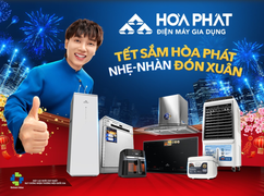 Đón Tết 'Nhẹ-Nhàn-Khỏe' với loạt sản phẩm mới từ Điện máy gia dụng Hòa Phát