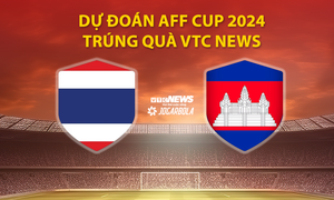 Dự đoán AFF Cup 2024 trúng quà VTC News: Thái Lan vs Campuchia