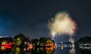Hà Nội bắn pháo hoa dịp Tết Dương lịch và Tết Nguyên đán 2025