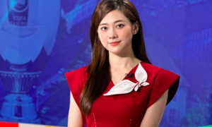MC Huyền Trang 'gây bão' mạng xã hội với nhan sắc ngọt ngào