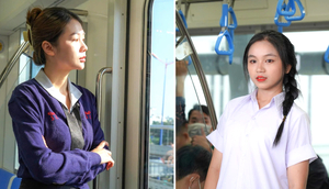 Giới trẻ thi nhau 'check-in' tàu Metro số 1 trước ngày chạy thương mại