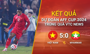 Kết quả dự đoán AFF Cup 2024 trúng quà VTC News: Việt Nam vs Myanmar