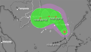 Ngày mai, Biển Đông khả năng đón bão số 10