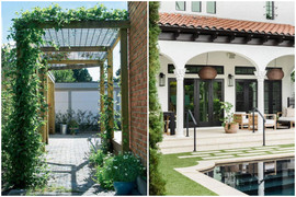 Gợi ý cách trang trí mái hiên trước nhà 