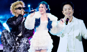 Mỹ Tâm cùng dàn 'Anh trai' biểu diễn tại Lễ hội âm nhạc chào năm mới 