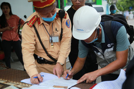 Từ mức phạt nào cảnh sát giao thông cần lập biên bản?