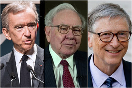 Tài sản của những người giàu nhất thế giới 25 năm trước thay đổi thế nào? 