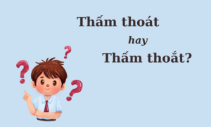 Thử thách Tiếng Việt: 'Thấm thoát' hay 'thấm thoắt'?