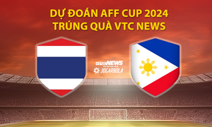 Dự đoán AFF Cup 2024 trúng quà VTC News: Thái Lan vs Philippines