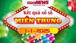 XSMT 1/1 - Kết quả xổ số miền Trung hôm nay 1/1/2025