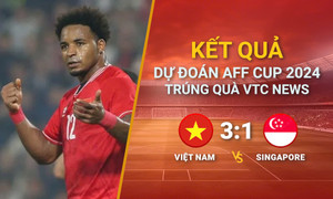 Kết quả dự đoán AFF Cup 2024 trúng quà VTC News: Việt Nam vs Singapore