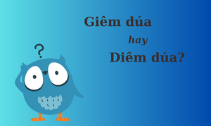 Cặp từ nhiều người sai chính tả: 'Giêm dúa' hay 'diêm dúa'?