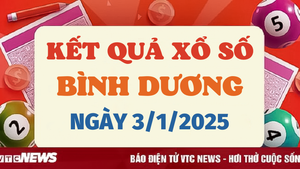 XSBD 3/1 - Kết quả xổ số Bình Dương hôm nay 3/1/2025