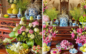 Ban thờ tổ tiên của mẹ đảm Hà Nội gây sốt mạng vì bài trí quá có tâm