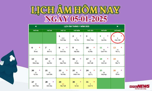 Lịch âm 5/1 - Âm lịch hôm nay 5/1 chính xác nhất - lịch vạn niên 5/1/2025