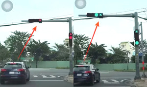 Xe Audi chạy đến đâu đèn xanh bật đến đó: Đơn vị quản lý đèn tín hiệu lên tiếng