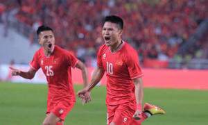 Trực tiếp bóng đá Thái Lan 2-3 Việt Nam: Hai Long ghi bàn chốt hạ