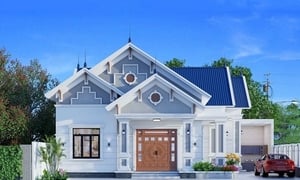 Cách trang trí mặt tiền nhà mái Thái độc đáo