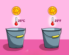 Đồng xu nào chạm đáy xô trước?