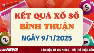 XSBTH 9/1 - Kết quả xổ số Bình Thuận hôm nay 9/1/2025