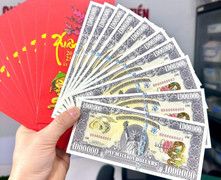 Săn lùng tiền mạ vàng làm quà lì xì Tết