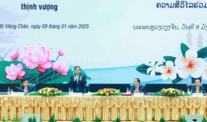 Thủ tướng Việt Nam và Lào đồng chủ trì Hội nghị Hợp tác đầu tư năm 2025
