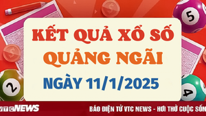 Kết quả xổ số Quảng Ngãi hôm nay 11/1/2025 - XSQNG 11/1