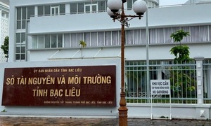 Khởi tố cựu Giám đốc Sở Tài nguyên và Môi trường tỉnh Bạc Liêu