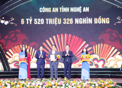 Hơn 132 tỷ đồng ủng hộ chương trình 'Nghĩa tình dòng Lam - Xuân Ất Tỵ năm 2025'