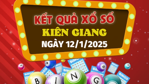 Kết quả xổ số Kiên Giang hôm nay 12/1/2025 - XSKG 12/1