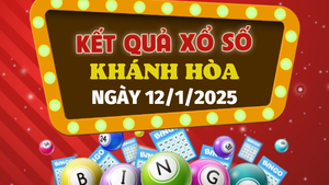 Kết quả xổ số Khánh Hòa hôm nay 12/1/2025 - XSKH 12/1