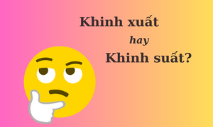 99% người sai chính tả: 'Khinh xuất' hay 'khinh suất'?