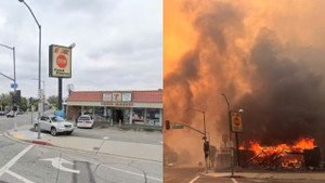 Video ghi lại hình ảnh trước và sau thảm họa cháy rừng ở California