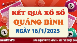 Kết quả xổ số Quảng Bình hôm nay 16/1/2025 - XSQB 16/1