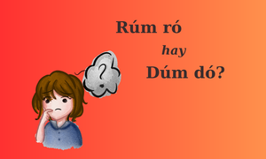 Nhiều người tranh cãi: 'Rúm ró' hay 'dúm dó'?