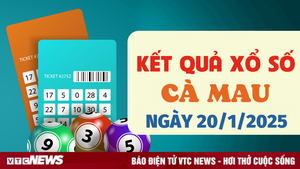 Kết quả xổ số Cà Mau hôm nay 20/1/2025 - XSCM 20/1