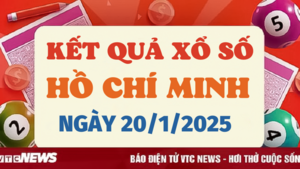 Trực tiếp kết quả xổ số TP.HCM hôm nay 20/1/2025 - XSHCM 20/1