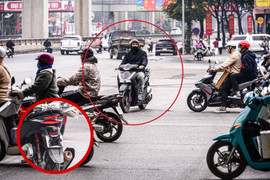 Lắp camera phạt nguội, tài xế che biển số phóng ngược chiều tại nút giao 4 tầng