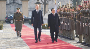 Thủ tướng Cộng hòa Séc chủ trì lễ đón chính thức Thủ tướng Phạm Minh Chính