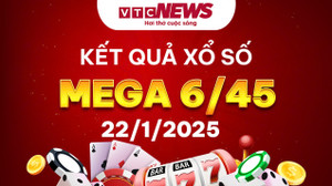 Vietlott 22/1 - Kết quả xổ số Vietlott hôm nay 22/1/2025 - Xổ số Mega 6/45
