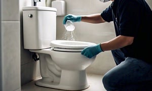 Đổ giấm nóng vào bồn cầu có tác dụng gì?