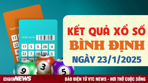 XSBDI 23/1 - Kết quả xổ số Bình Định hôm nay 23/1/2025