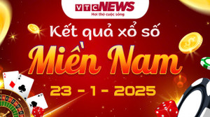 XSMN 23/1 - Trực tiếp kết quả xổ số miền Nam hôm nay 23/1/2025