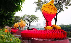Khai mạc hội hoa xuân Phú Mỹ Hưng Tết Ất Tỵ 2025