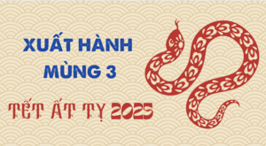 Hướng tốt, giờ đẹp xuất hành mùng 3 Tết Ất Tỵ 2025