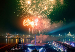 Hải Phòng bắn pháo hoa 13 điểm đêm Giao thừa Tết Ất Tỵ 2025