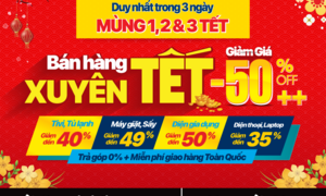 MediaMart khuyến mại xuyên Tết, giảm giá sốc đến 50% hàng nghìn mặt hàng