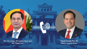Phó Thủ tướng, Bộ trưởng Bùi Thanh Sơn điện đàm với Ngoại trưởng Mỹ Marco Rubio